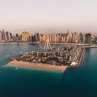 Volo in elicottero sul Ceasar's Palace Hotel con Ain Dubai Bluewaters