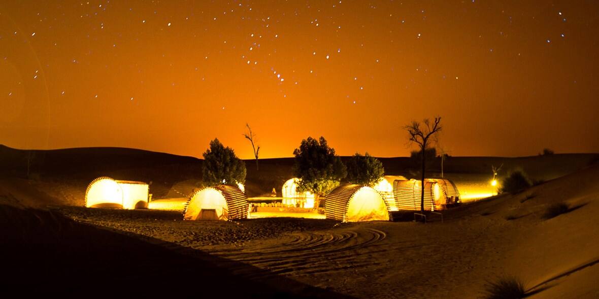 Stargazing in the desert in Dubai