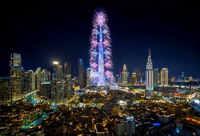 burj khalifa new year's eve fireworks dubai