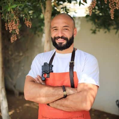 Le chef Hattem Mattar chez lui