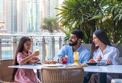 gia restaurant dining dubai mall exterior