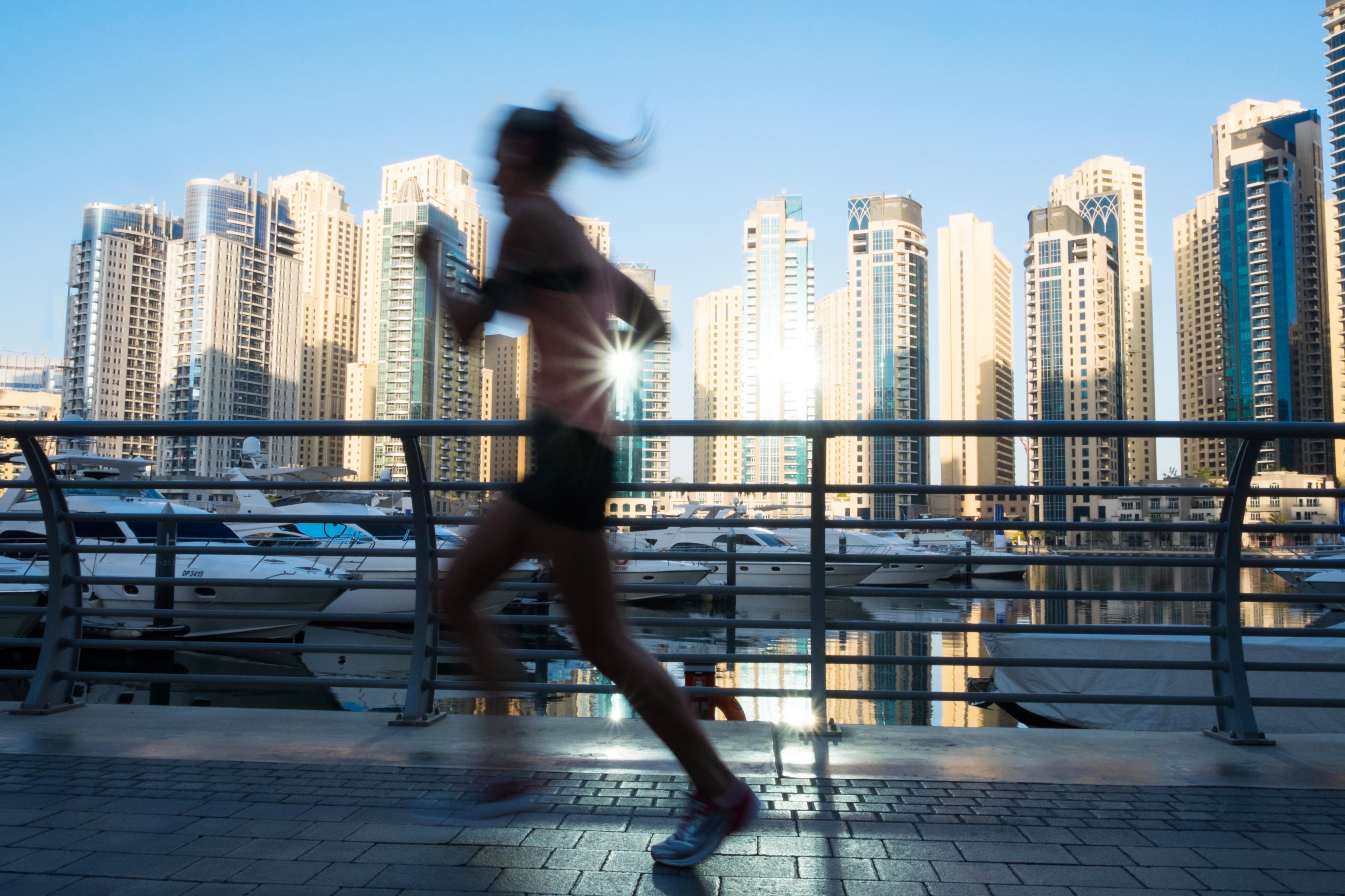 Running and Sightseeing in Dubai