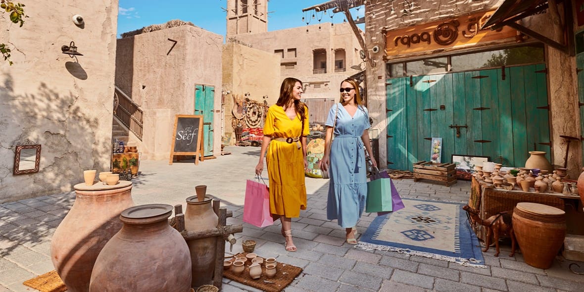 Women Shopping at Al Seef Market