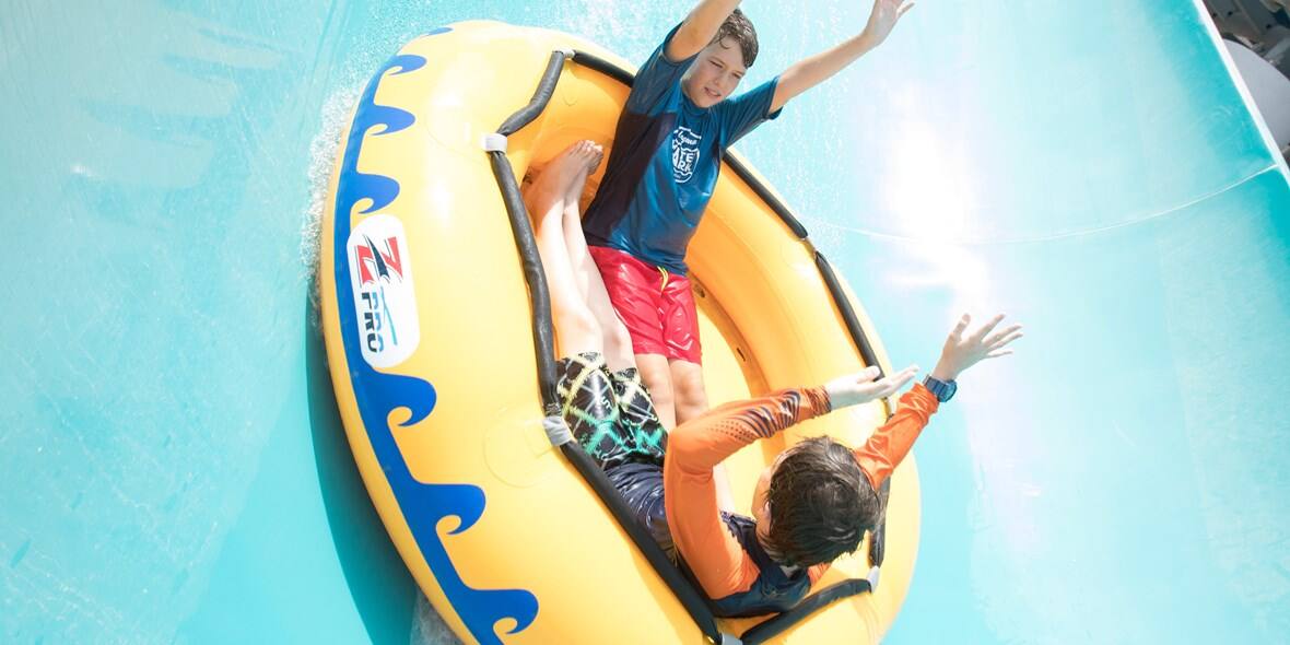 Water ride at Laguna water park in Dubai
