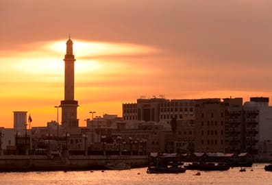 Bur Dubai Grand Mosque in Dubai