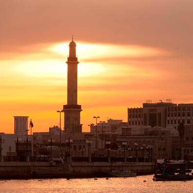 Bur Dubai Grand Mosque in Dubai