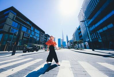 Katie Trotter in Dubai