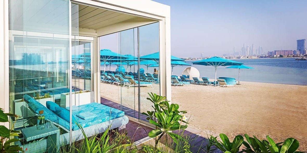 Beach resort at The Retreat Palm Dubai 