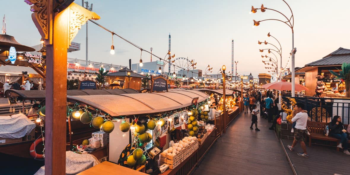 Shopping Pavilions at Global Village in Dubai