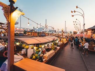 Shopping Pavilions at Global Village in Dubai