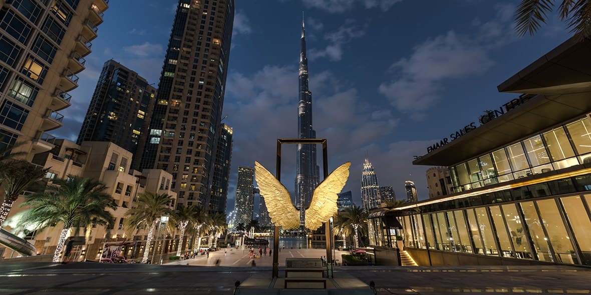 Wings of Mexico Sculpture in Dubai