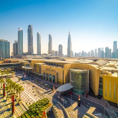 Best Hotels near Dubai Mall - Dubai Mall Aerial View