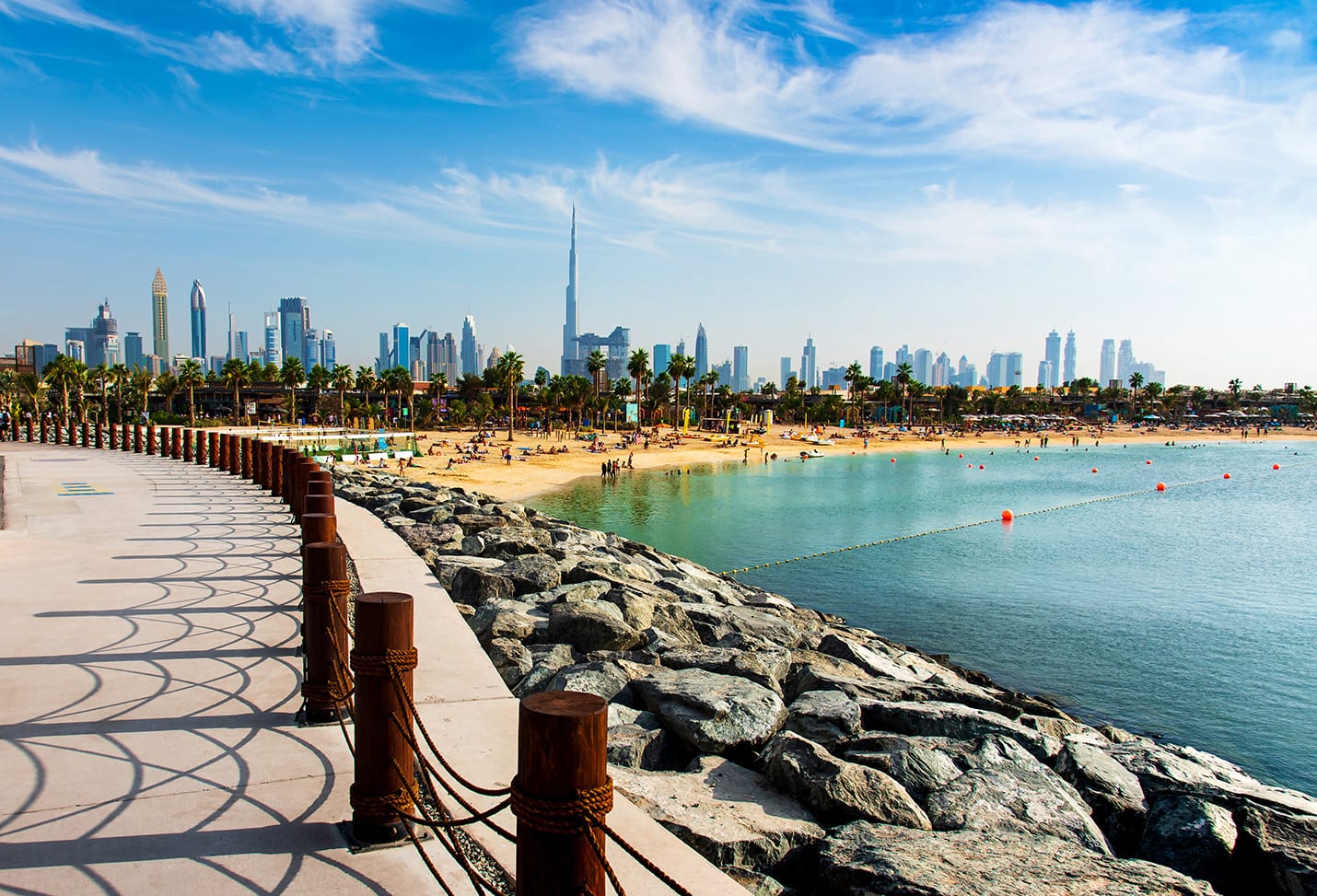 tourist beach dubai