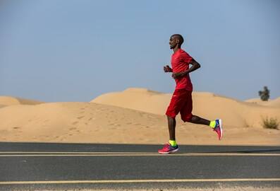 Mo Farah in Dubai