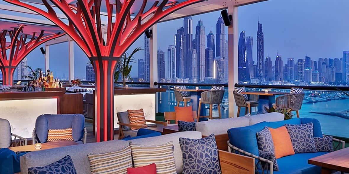 Rooftop lounge Palm Jumeirah
