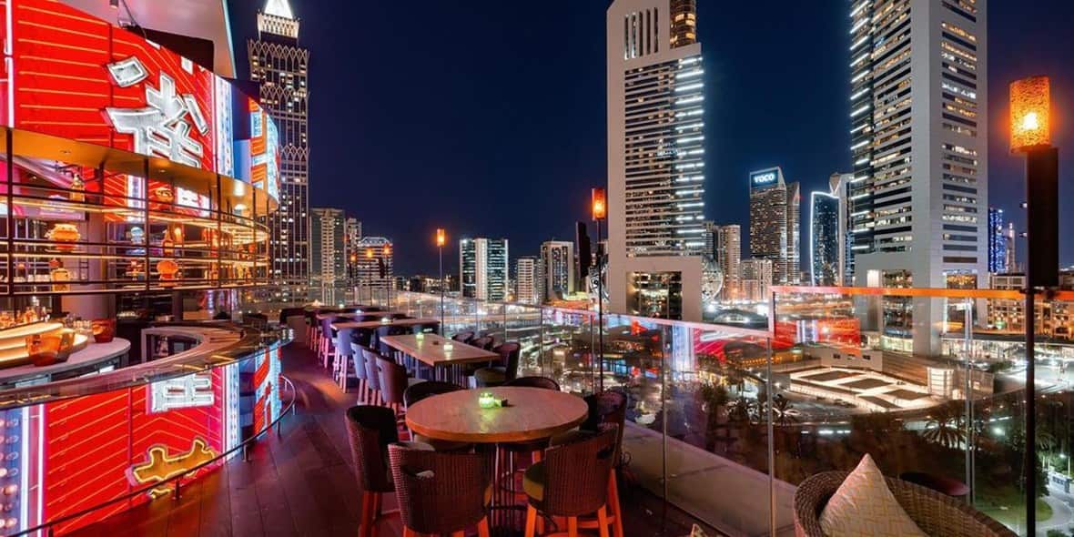 Rooftop restaurant Clap DIFC