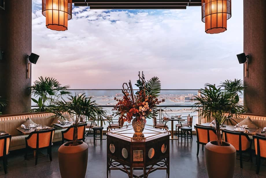地标海滩度假酒店的迪拜Mott 32中餐厅，JBR