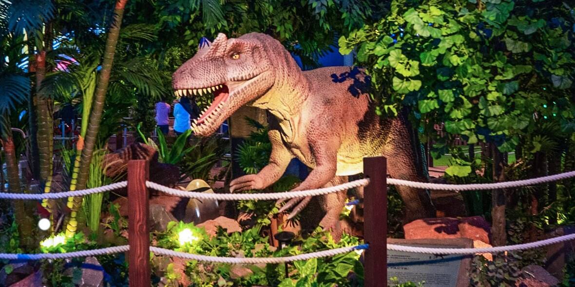 Pre-historic giants at IMG Worlds of Adventure Dubai