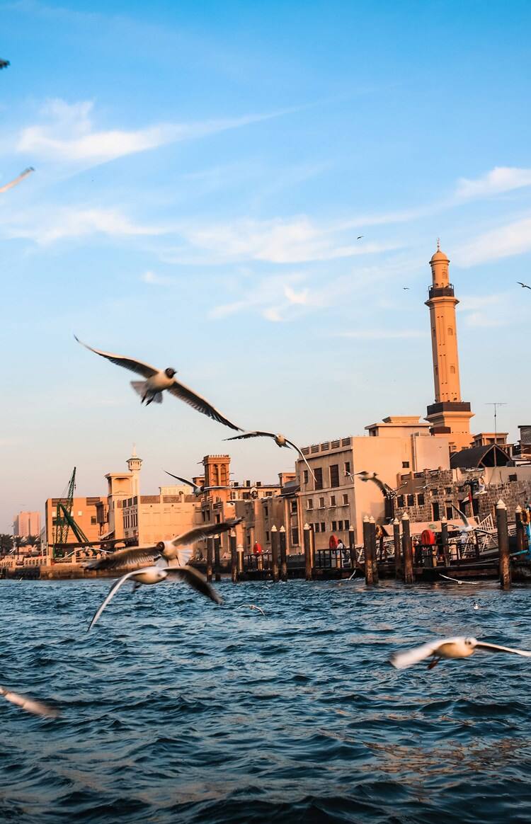 Der Dubai Creek im Altstadtviertel