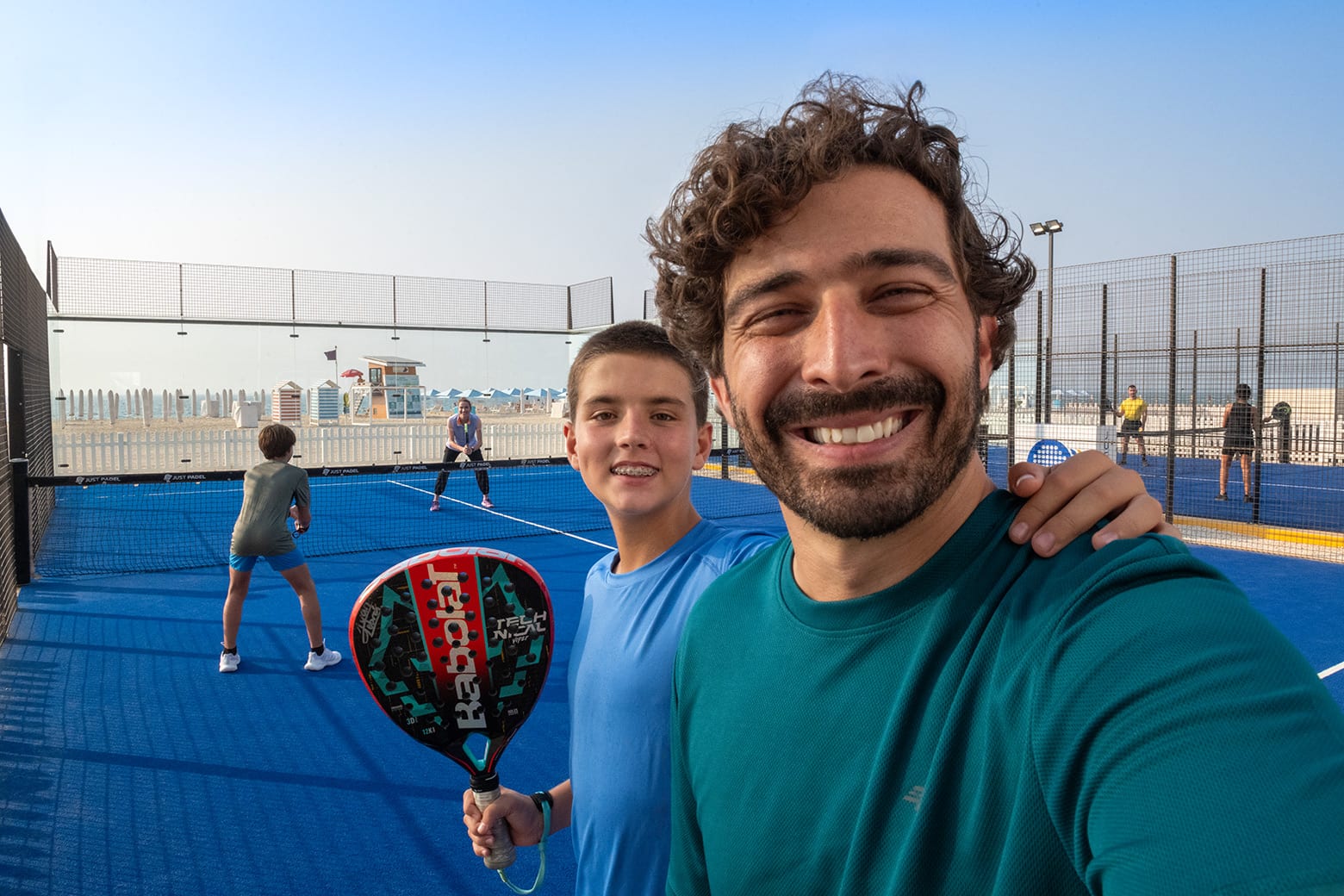 There are plenty of places to play padel in Dubai