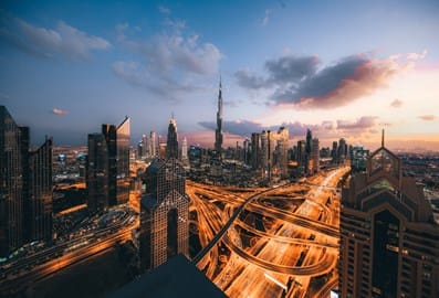 Burj Khalifa night view