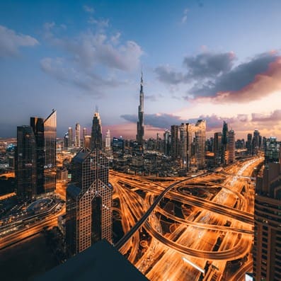 Burj Khalifa night view