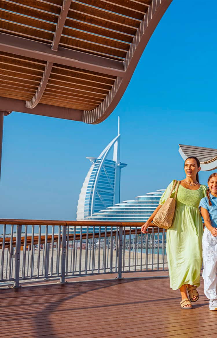 Family at Kite Beach Dubai