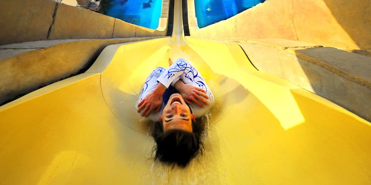 Leap of Faith at Aquaventure Waterpark in Dubai