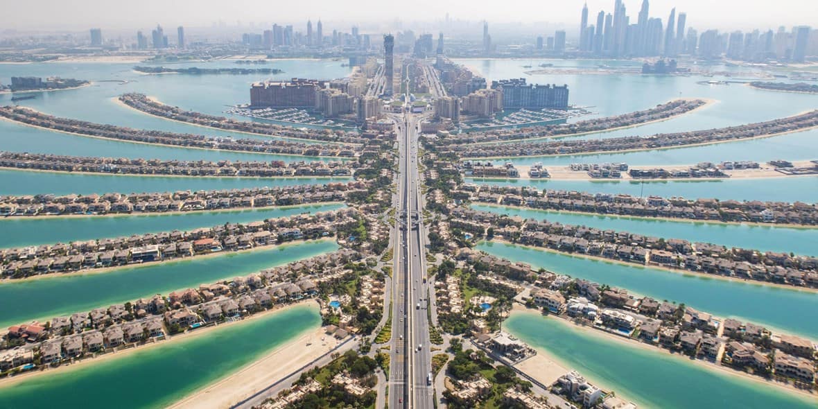 Palm Jumeirah in Dubai