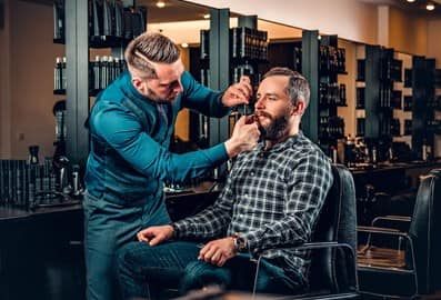 shaving barbers mens grooming shutterstock
