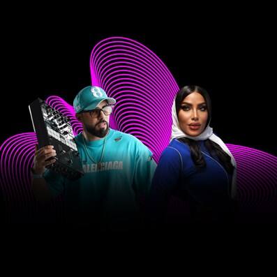 Modi Al Shamrani and DJ Aseel