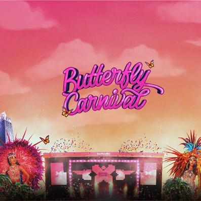 carnival butterfly