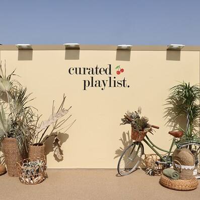 curated playlist dubai pop up