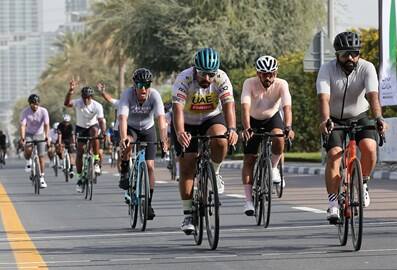 cycling race supplied