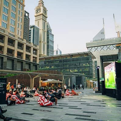 DIFC fan zone