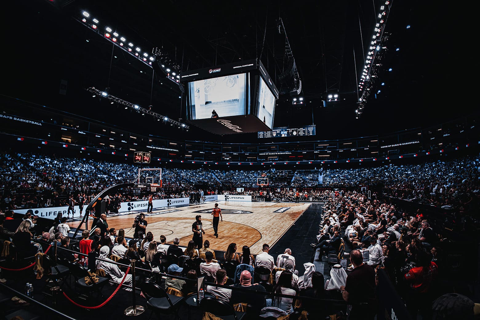 ['Dubai Basketball vs Crvena Zvezda']