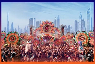 elrow XXL musical fiesta Dubai