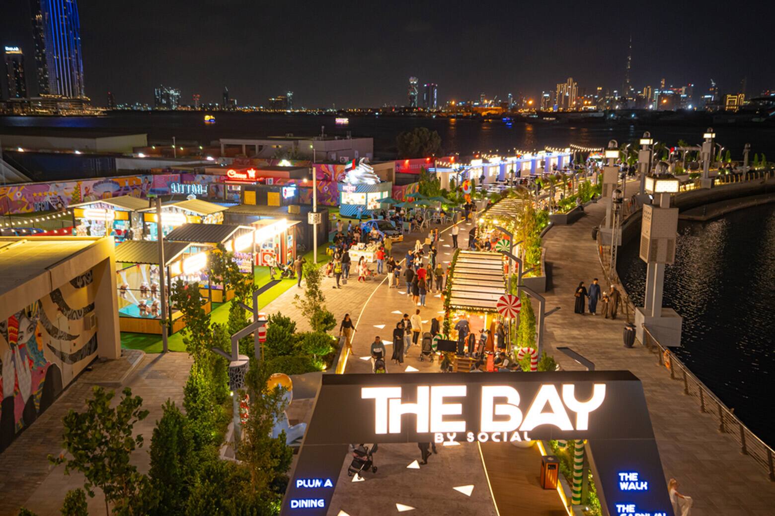 the ice and lights festival at the bay by social