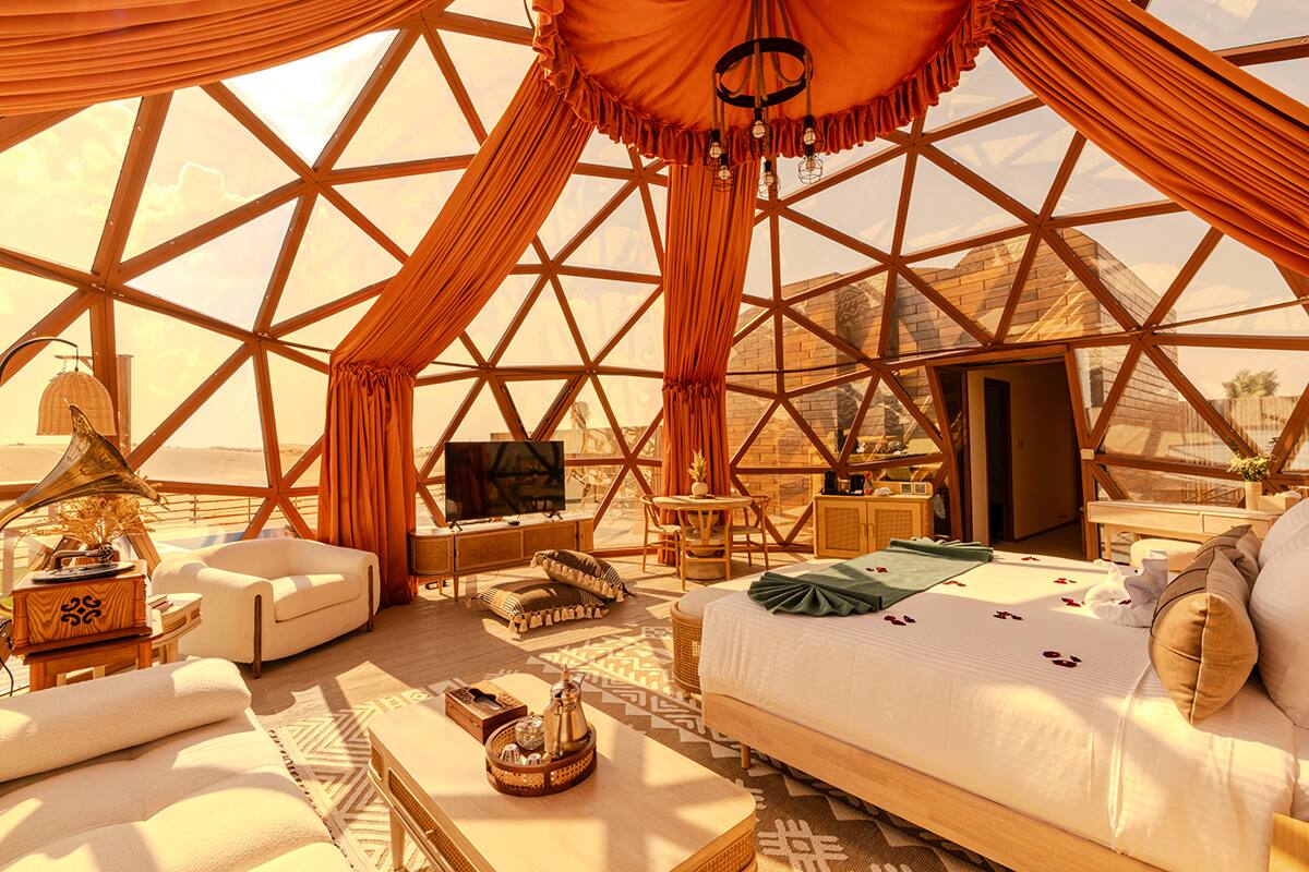 Al Marmoom Domes interior