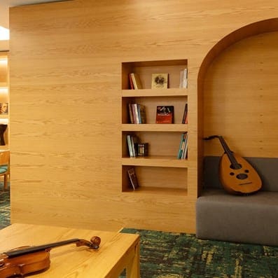 The Arabic Music Institute in Downtown Dubai offers lessons for traditional Arabic instruments.