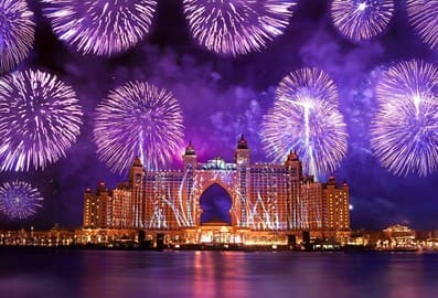 new year's eve fireworks burj khalifa dubai