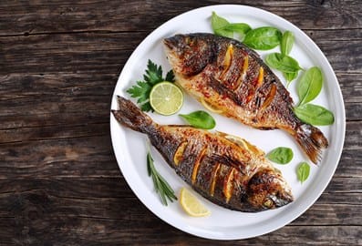 Bu Qtair Fried Fish Dish