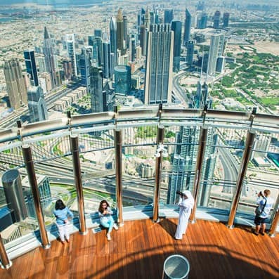 Hotel balkon Normalisering At The Top, Burj Khalifa | Visit Dubai