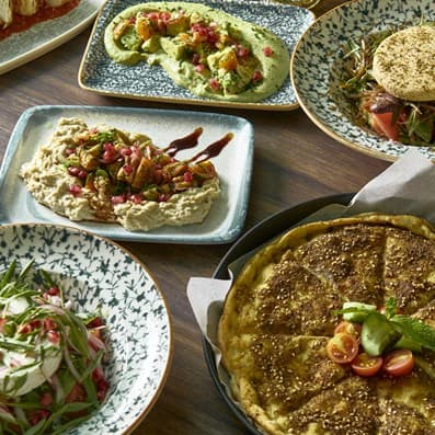 Appetisers at Cafe Beirut