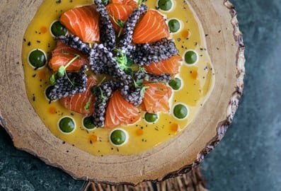 Seafood dish at Clay Dubai