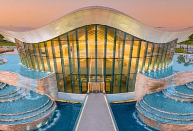 Deep Dive Dubai's oyster-shaped design honours UAE's pearl diving heritage