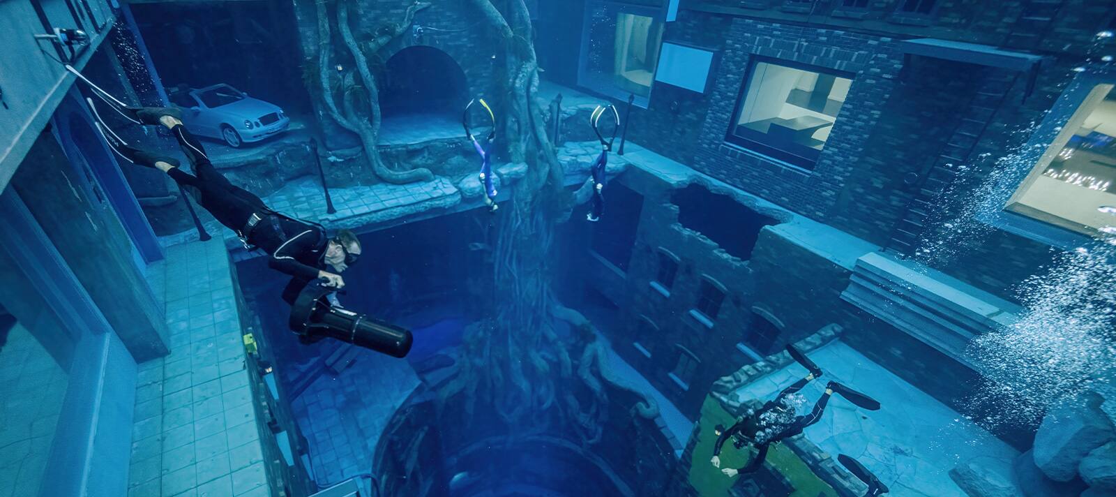 Deep Dive Dubai's pool has a depth of 60.02m