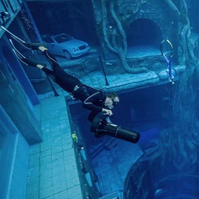 Deep Dive Dubai's pool has a depth of 60.02m