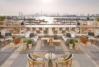 Dubai Creek Harbour skyline vida hotel