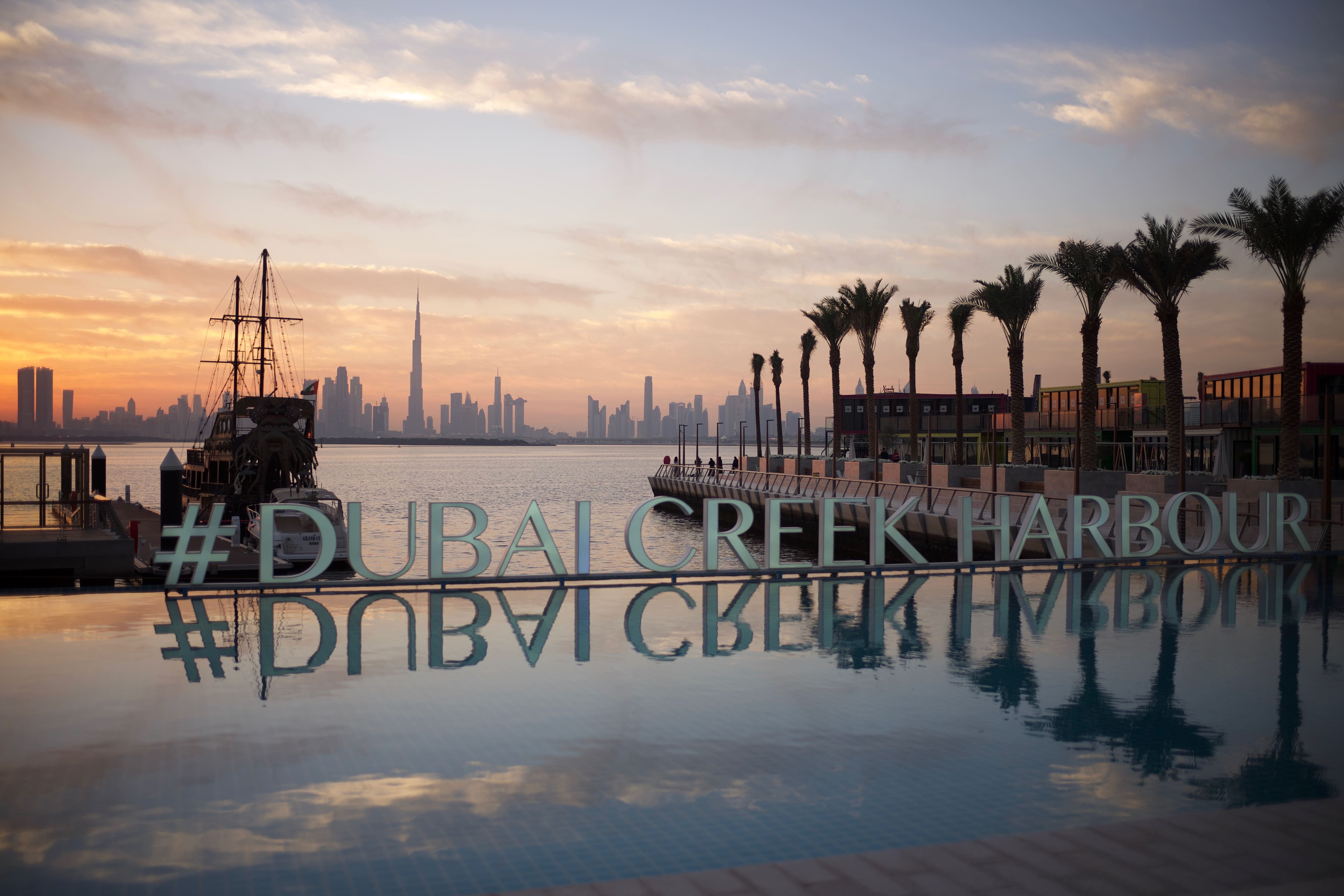 Dubai creek harbour аренда виллы у моря
